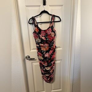 Express Floral Cocktail Dress